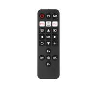 Télécommande XL Préprogrammée pour TV et SAT avec Boutons Netflix et Disney+ Nedis Noir