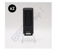 Télécommandes FAAC XT4 FDS 4 canaux 433/868 MHz réf 787018 - Lot de 2 unidirectionnelles