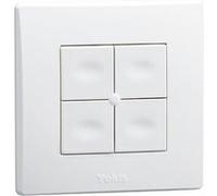 Télécommandes murales micromodules radio power 4 canaux - YOKIS - TLM4T45P G