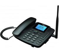 Maxcom Téléphone filaire à carte SIM MM41D Écran 2,8'' TFT VoLTE Batterie 1000 mAh Noir