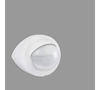 Telefunken - Détecteur de Mouvement, détecteur de Mouvement 200°, portée Max. 12 m, réglage de l'heure avec lumière Continue, Max. 1000 W, IP44, Blanc, 120 x 95 mm (L x D)