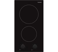 Telefunken - Domino vitrocéramique 29cm 2 foyers noir TK2VM