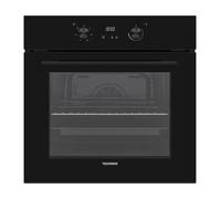 TELEFUNKEN Four encastrable pyrolyse TFKMP64K2, 65 litres, Chaleur brassée Noir G