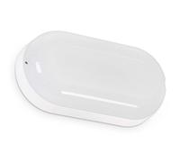 Telefunken LED Extérieur Applique & Plafonnier Blanc 20cm IP44 15W 1550lm 4000K