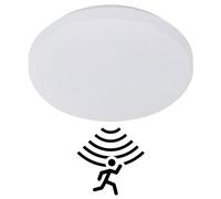 Telefunken Plafonnier LED Blanc Ø29cm IP44 12W 1200lm Blanc Neutre 4000K Capteur