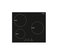 Telefunken Table de cuisson induction TK60I3Z1BT 60 cm 3 feux 4300W 1 booster Sensitives Noir