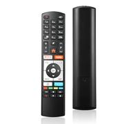 Telefunken Télécommande universelle de rechange pour Telefunken RC4318/RC4318P avec boutons YouTube et Netflix, compatible avec téléviseurs Telefunken Finlux Vestel Edenwood 4K Ultra HD