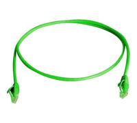 TelegÃ¿rtner - 100008049 Rj45 Câble Réseau, Câble Patch Cat 6 U/utp 0.50 M Vert Ignifuge, séns Halogène 1 Pc(s) Y624151