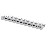 Telegärtner 100007021 Support modulaire 19\ , équipé 483 mm (19\ ) CAT 6a 1 UH gris