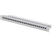 Telegärtner 100007021 Support modulaire 19, équipé 483 mm (19) CAT 6a 1 UH gris