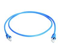 Telegärtner 100007967 RJ45 Câble réseau, câble patch CAT 6a S/FTP 0.5 m bleu