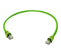 Telegärtner 100008002 RJ45 Câble réseau, câble patch CAT 6 S/FTP 1.00 m jaune,