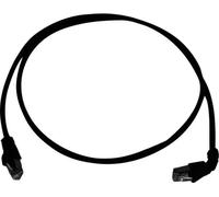 Telegärtner 100008020 RJ45 Câble réseau, câble patch CAT 6a S/FTP 0.50 m noir ignifuge, sans halogène 1 pc(s)