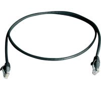 Telegärtner 100008058 RJ45 Câble réseau, câble patch CAT 6 U/UTP 1.00 m noir ignifuge, sans halogène 1 pc(s)