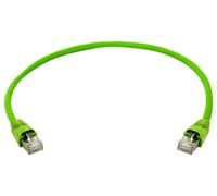 Telegärtner 100008108 RJ45 Câble réseau, câble patch CAT 6a SF/UTP 0.5 m vert avec manchon de protection contre les pliages