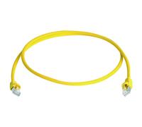 Telegärtner 100008168 RJ45 Câble réseau, câble patch CAT 5e F/UTP 1.0 m jaune