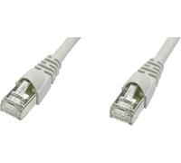 Telegärtner 100008170 RJ45 Câble réseau, câble patch CAT 5e F/UTP 1.00 m gris ignifuge, avec cliquet d'encastrement 1 pc(s)