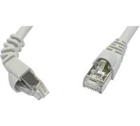Telegärtner 100008287 RJ45 Câble réseau, câble patch CAT 6a S/FTP 2.00 m gris ignifuge, avec cliquet dencastrement 1 pc(s)