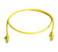 Telegärtner 100008321 RJ45 Câble réseau, câble patch CAT 6 2.0 m jaune ignifuge, avec manchon de protection contre les pliages 1 pc(s)