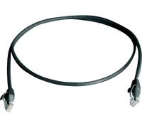 Telegärtner 100008322 RJ45 Câble réseau, câble patch CAT 6 U/UTP 2.00 m noir ignifuge, sans halogène 1 pc(s)