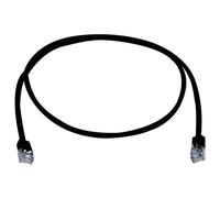 Telegärtner 100008329 RJ45 Câble réseau, câble patch CAT 5e F/UTP 2.0 m noir