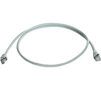 Telegärtner 100008469 RJ45 Câble réseau, câble patch 10 Gbit/s S/FTP 2.5 m gris ignifuge, avec manchon de protection contre les pliages 1 pc(s)