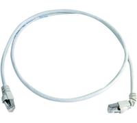 Telegärtner 100008493 RJ45 Câble réseau, câble patch CAT 6a S/FTP 3.0 m blanc ignifuge, avec manchon de protection contre les pliages 1 pc(s)