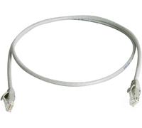 Telegärtner 100008508 RJ45 Câble réseau, câble patch CAT 6 3.0 m gris ignifuge, avec manchon de protection contre les pliages 1 pc(s)