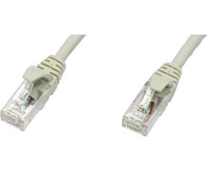 Telegärtner 100008583 RJ45 Câble réseau, câble patch CAT 5e U/UTP 3.00 m gris ignifuge 1 pc(s)