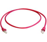 Telegärtner 100008775 RJ45 Câble réseau, câble patch CAT 5e F/UTP 5.0 m rouge ignifuge, avec manchon de protection contre les pliages 1 pc(s)