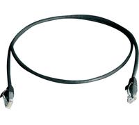 Telegärtner 100008781 RJ45 Câble réseau, câble patch CAT 5e U/UTP 5.00 m noir ignifuge, sans halogène 1 pc(s)