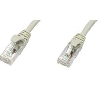 Telegärtner 100008783 RJ45 Câble réseau, câble patch CAT 5e U/UTP 5.00 m gris ignifuge 1 pc(s)