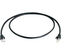 Telegärtner 100008986 RJ45 Câble réseau, câble patch CAT 6a S/FTP 10.0 m noir ignifuge, avec manchon de protection contre les pliages 1 pc(s)