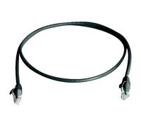 Telegärtner 100009086 RJ45 Câble réseau, câble patch CAT 5e 10.0 m noir