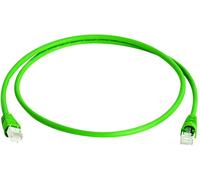 Telegärtner 100009121 RJ45 Câble réseau, câble patch CAT 6a S/FTP 50.0 m vert ignifuge, avec manchon de protection contre les pliages 1 pc(s)