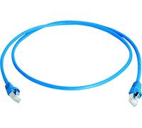 Câble de raccordement réseau informatique RJ45 Telegärtner 100009129 CAT 6a S/FTP bleu 50.00 m