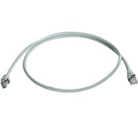 Telegärtner 100009348 RJ45 Câble réseau, câble patch CAT 5e F/UTP 15.0 m gris ignifuge, avec manchon de protection contre les pliages 1 pc(s)