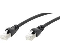 Telegärtner 100009370 RJ45 Câble réseau, câble patch CAT 5e F/UTP 25.00 m noir ignifuge, avec cliquet d'encastrement 1 pc(s)