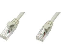 Telegärtner 100009373 RJ45 Câble réseau, câble patch CAT 5 U/UTP 25.00 m gris ignifuge 1 pc(s)