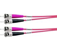Telegärtner 100010741 fibre optique FO Câble de raccordement [1x ST mâle - 1x ST mâle] 50/125 µ Multimode OM2 2.00 m