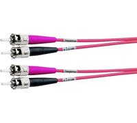 Telegärtner 100010741 fibre optique FO Câble de raccordement [1x ST mâle - 1x ST mâle] 50/125 µ Multimode OM2 2.00 m
