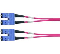 Telegärtner 100011779 fibre optique FO Câble de raccordement [1x SC mâle - 1x SC mâle] 50/125 µ Multimode OM3 1.00 m