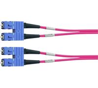 Telegärtner 100011779 fibre optique FO Câble de raccordement [1x SC mâle - 1x SC mâle] 50/125 µ Multimode OM3 1.00 m