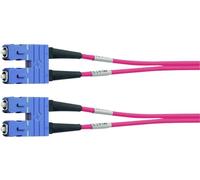 Telegärtner 100011800 fibre optique FO Câble de raccordement [1x SC mâle - 1x SC mâle] 50/125 µ Multimode OM4 2.00 m