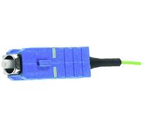 Telegärtner 100012050 fibre optique FO Câble de raccordement 2.00 m turquoise [1x SC mâle - 1x extrémité(s) ouverte(s)] 50/125 µ Multimode OM3