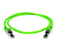 Telegärtner 100017329 RJ45 Câble réseau, câble patch CAT 5 vert avec manchon de protection contre les pliages 1 pc(s)