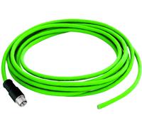 Telegärtner 100017431 Jonction M12 x 1 0.5 m Nombre de pôles: 8 1 pc(s)