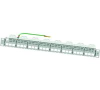 Telegärtner 100021503 Support modulaire 19, non équipé 483 mm (19) CAT 8.1 1 UH argent non équipé