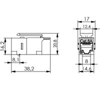 Telegärtner 100023227 Accouplement AMJ 1 pc(s)