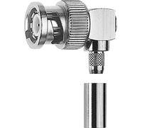 Telegärtner 100023340 100023340 Connecteur BNC mâle, coudé 50 Ω 1 pc(s)